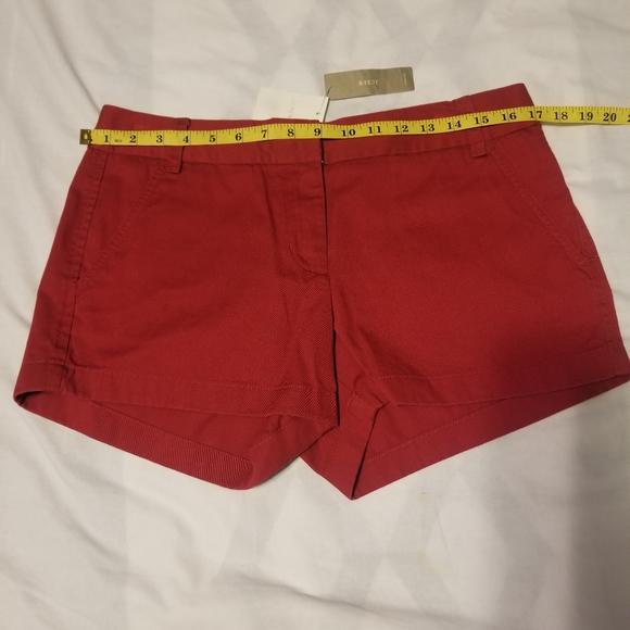 J.crew Chino City Short Women's Size 8 Color Red - Picture 8 of 10